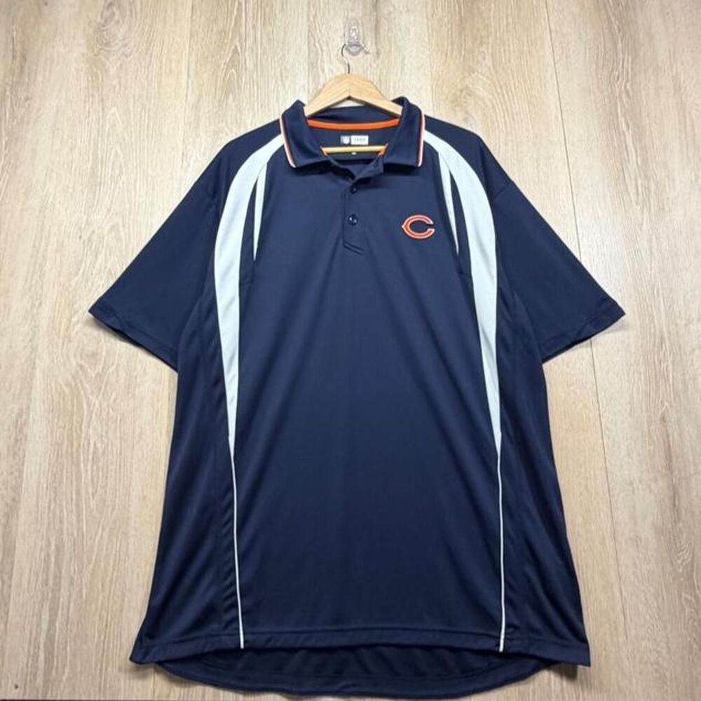 Nfl Men's Navy and Blue Polo-shirts